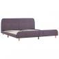 Preview: Bettrahmen Taupe Stoff 160x200 cm 