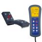 Preview: Massage Chaiselongue Grau Wildleder-Optik
