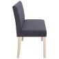 Preview: Sitzbank 139,5 cm Dunkelgrau Polyester