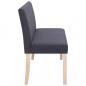 Preview: Sitzbank 139,5 cm Dunkelgrau Polyester