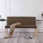 Preview: Sitzbank 139,5 cm Braun Polyester