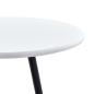 Preview: Bartisch Weiß 60×107,5 cm MDF
