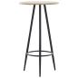 Preview: Bartisch Eichenfarbe 60×107,5 cm MDF