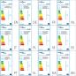Preview: Kronleuchter mit Perlen Schwarz 8 x E14-Fassungen