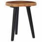 Preview: Couchtisch 40 x 45 cm Teak Massiv