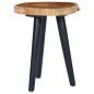 Preview: Couchtisch 40 x 45 cm Teak Massiv