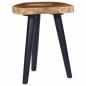 Preview: Couchtisch 40 x 45 cm Teak Massiv
