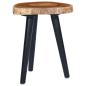 Preview: Couchtisch 40 x 45 cm Teak Massiv