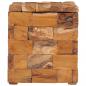 Preview: Hocker mit Stauraum Massivholz Teak
