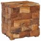 Preview: Hocker mit Stauraum Massivholz Teak