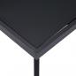 Preview: Esstisch Schwarz 120 x 60 x 75 cm Hartglas