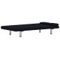 Preview: Schlafsofa mit zwei Kissen Schwarz Polyester