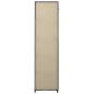 Preview: Faltschrank Creme 110x45x175 cm Stoff