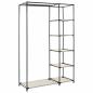 Preview: Faltschränke 2 Stk. Creme 110x45x175 cm Stoff