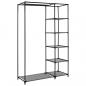 Preview: Faltschränke 2 Stk. Grau 110x45x175 cm Stoff