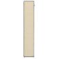 Preview: Schuhschrank mit Abdeckung Cremeweiß 57 x 29 x 162 cm Stoff   