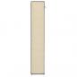 Preview: Schuhschrank mit Abdeckung Cremeweiß 57 x 29 x 162 cm Stoff   