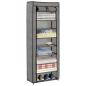 Preview: Schuhschrank mit Abdeckung Grau 57 x 29 x 162 cm Stoff   