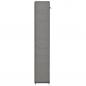 Preview: Schuhschrank mit Abdeckung Grau 57 x 29 x 162 cm Stoff   
