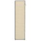 Preview: Schuhschrank mit Abdeckung Cremeweiß 115 x 28 x 110 cm Stoff