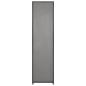 Preview: Kleiderschrank mit 4 Fächern Grau 175 x 45 x 170 cm