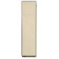 Preview: Kleiderschrank mit Fächern und Stangen Creme 150x45x175cm Stoff