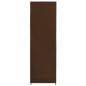 Preview: Kleiderschrank Braun 87 x 49 x 159 cm Stoff