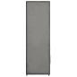 Preview: Kleiderschrank Grau 87 x 49 x 159 cm Stoff