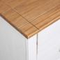 Preview: Sideboard Weiß 46x40x89 cm Kiefernholz Panama