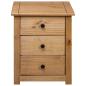 Preview: Nachtschrank 46x40x57 cm Kiefernholz Panama