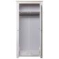 Preview: Kleiderschrank Weiß 80×50×171,5 cm Kiefer Massiv Panama Serie
