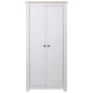 Preview: Kleiderschrank Weiß 80×50×171,5 cm Kiefer Massiv Panama Serie