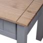 Preview: Nachttisch Grau 50,5x50,5x52,5 cm Panama-Kiefer