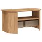 Preview: TV-Eckschrank 93 x 49 x 49 cm Massivholz Panama-Kiefer 