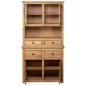 Preview: Highboard 93x40,5x180 cm Kiefernholz Panama