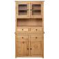 Preview: Highboard 93x40,5x180 cm Kiefernholz Panama