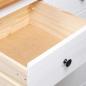 Preview: Sideboard Weiß 135x40x80 cm Kiefernholz Panama