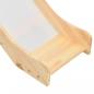 Preview: Kinderhochbett-Rahmen mit Rutsche & Leiter Kiefernholz 97x208cm