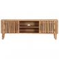 Preview: TV-Schrank 130 x 30 x 45 cm Akazie Massivholz