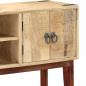 Preview: Konsolentisch 115 x 30 x 76 cm Massivholz Mango