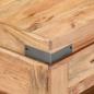 Preview: Couchtisch 110x52x45 cm Massivholz Akazie