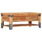 Preview: Couchtisch 110x52x45 cm Massivholz Akazie