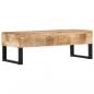Preview: Couchtisch 110 x 50 x 38 cm Massivholz Mango