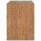 Preview: TV-Schrank 90x30x40 cm Massivholz Teak