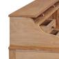 Preview: Schreibtisch 90x50x100 cm Massivholz Teak