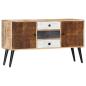 Preview: Sideboard 118x30x62 cm Massivholz Mango