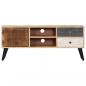 Preview: TV-Schrank 115×30×47 cm Mango-Massivholz