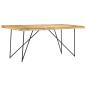 Preview: Esstisch 180×90×76 cm Mango Massivholz