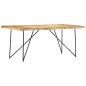 Preview: Esstisch 180×90×76 cm Mango Massivholz