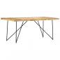 Preview: Esstisch 180×90×76 cm Mango Massivholz